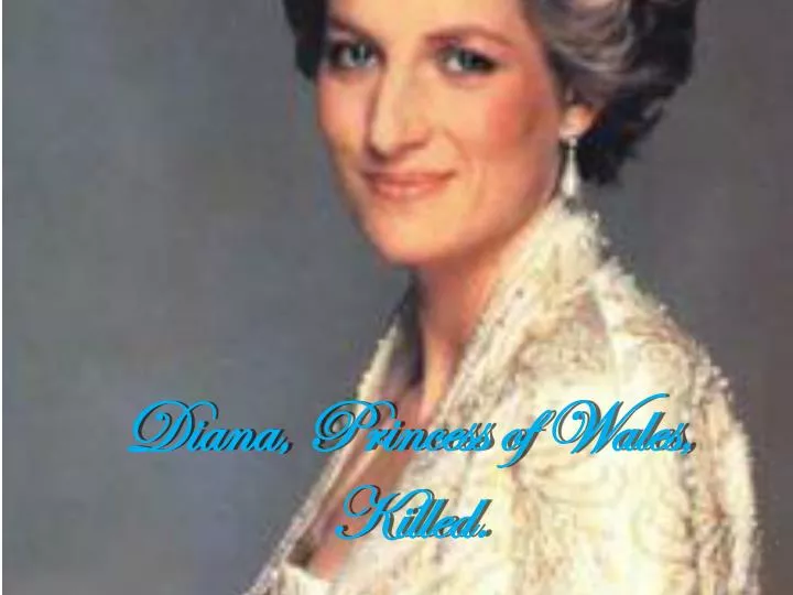 diana princess of wales killed