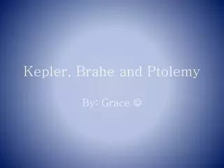 kepler brahe and ptolemy
