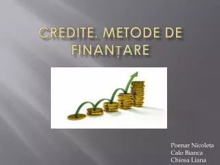 credite metode de finan are