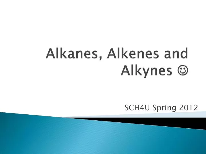 alkanes alkenes and alkynes