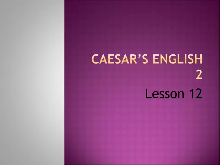 caesar s english 2