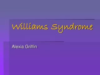 Williams Syndrome