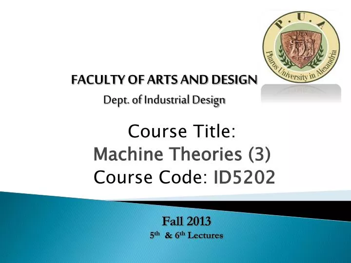 course title machine theories 3 course code id5202