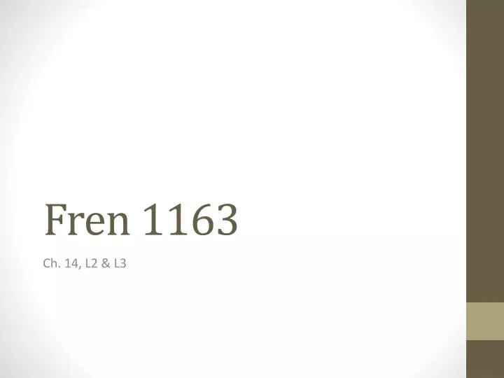 fren 1163