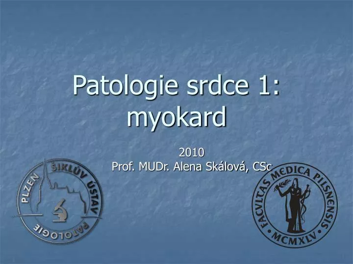 patologie srdce 1 myokard