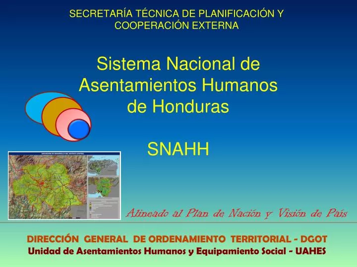 sistema nacional de asentamientos humanos de honduras snahh