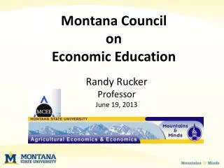 Montana Council on Economic Education