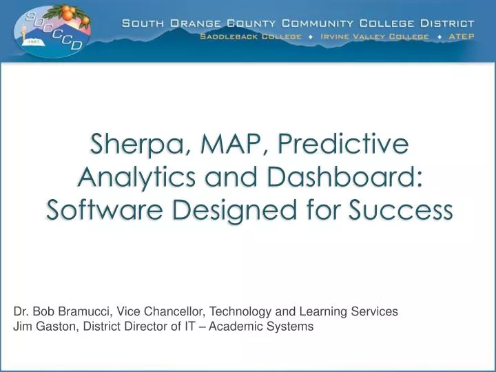 sherpa map predictive analytics and dashboard software designed for success