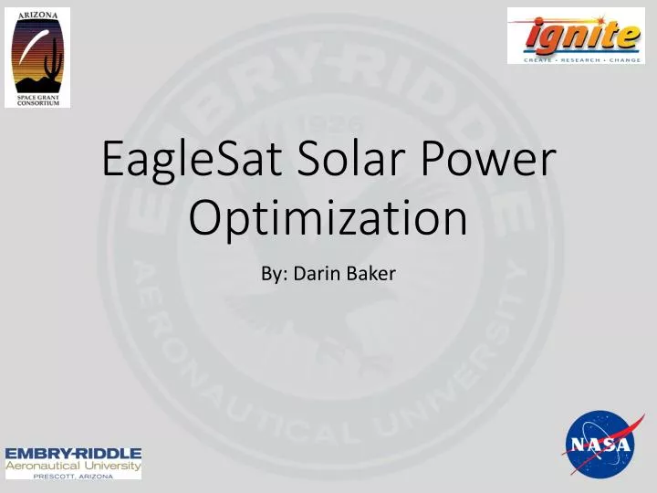 eaglesat solar power optimization