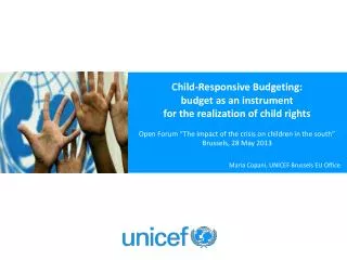 Child-Responsive Budgeting: budget as an instrument for the realization of child rights