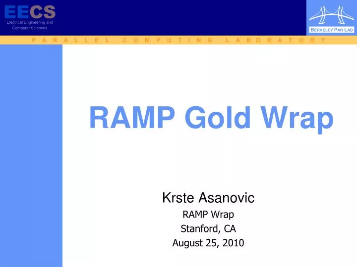 ramp gold wrap