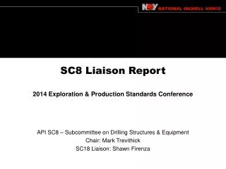 SC8 Liaison Report