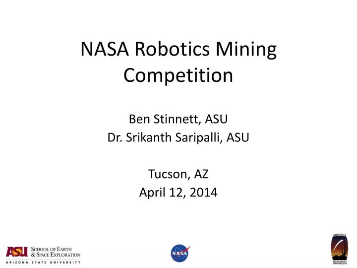 nasa robotics mining competition