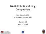NASA Robotics Mining Competition - slide 1