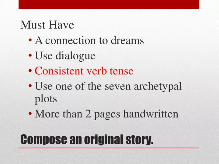 compose an original story
