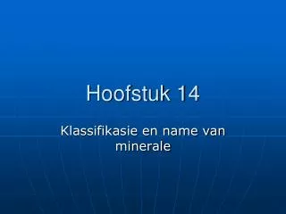 hoofstuk 14