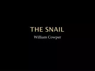 the snail