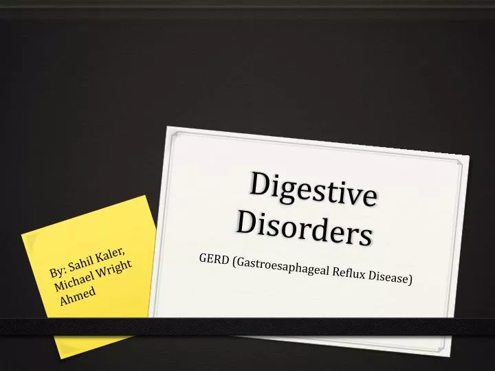 digestive disorders