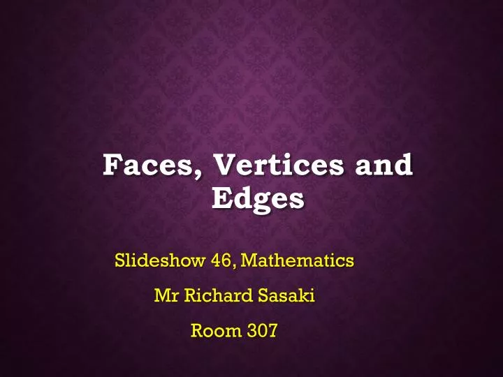 faces vertices and edges