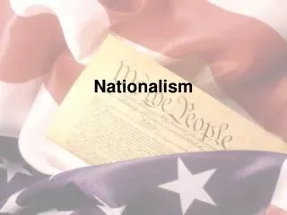 Nationalism