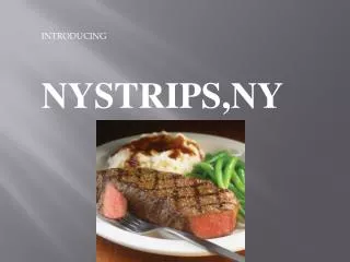 INTRODUCING NYSTRIPS,NY