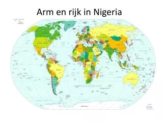 arm en rijk in nigeria