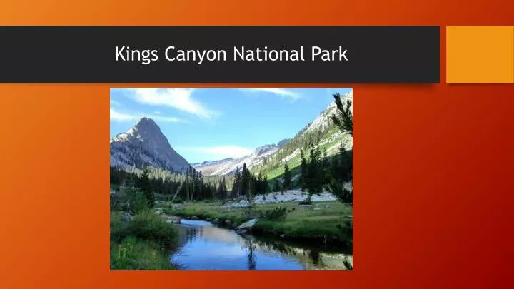 kings canyon national park