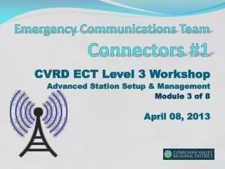 Emergency Communications Team Connectors #1
