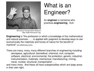 What is an Engineer?