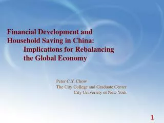 Financial Development and Household Saving in China: Implications for Rebalancing