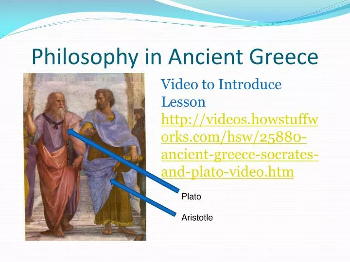 philosophy in ancient greece