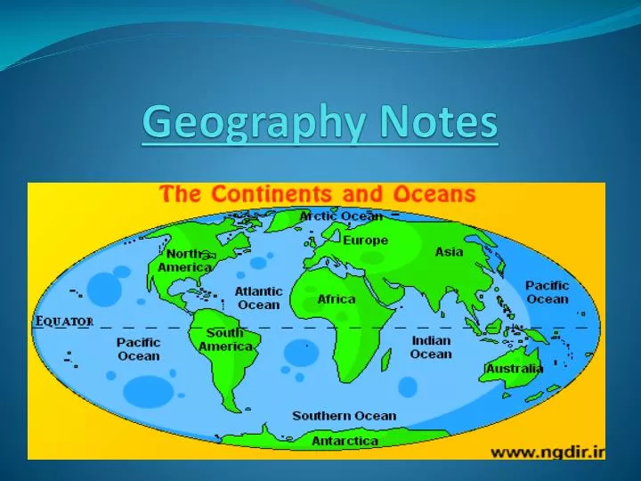geography notes