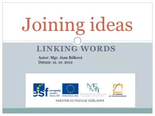 Joining ideas