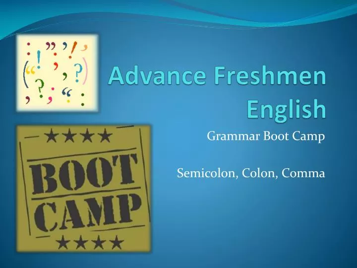 advance freshmen english