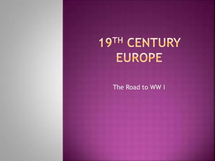 19 th century europe