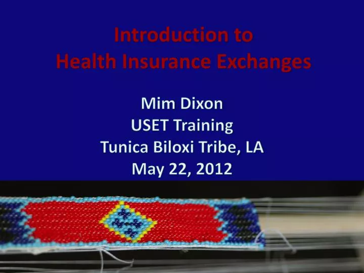 introduction to health insurance exchanges