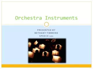 Orchestra Instruments