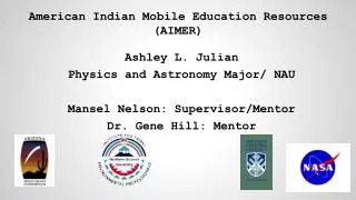 American Indian Mobile Education Resources (AIMER)