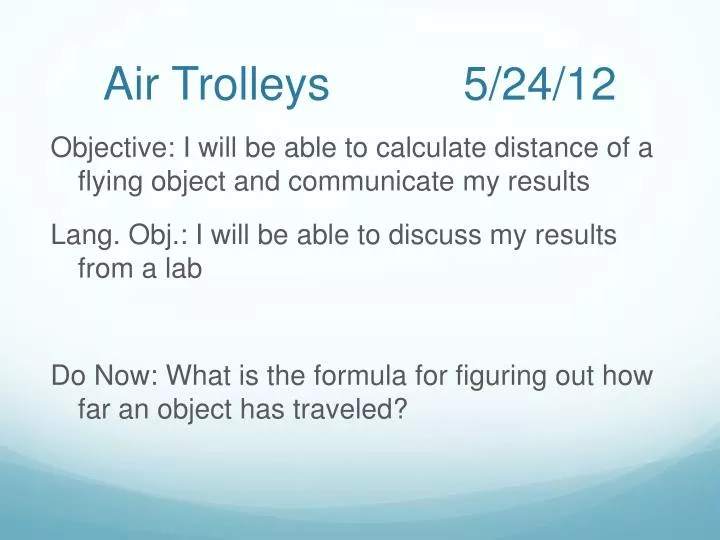 air trolleys 5 24 12