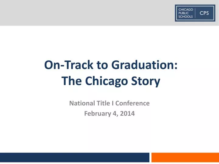 on track to graduation the chicago story