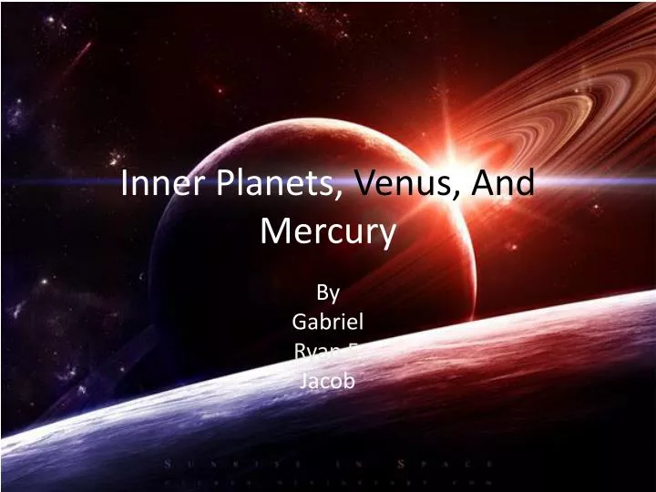 inner planets venus and mercury