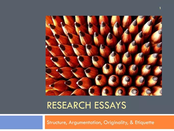 research essays