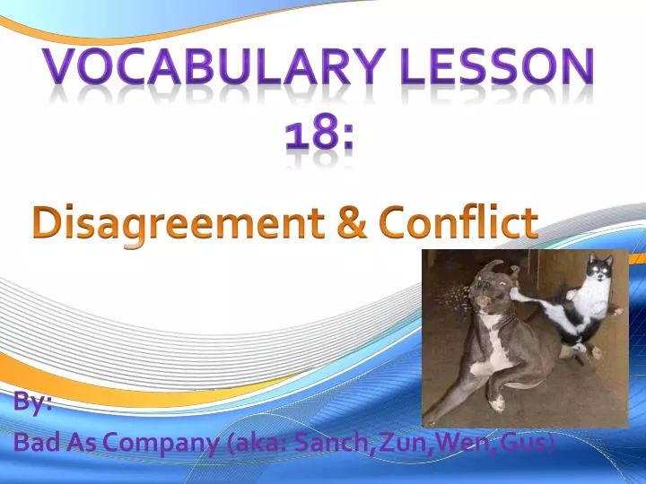 vocabulary lesson 18