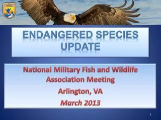 Endangered Species Update