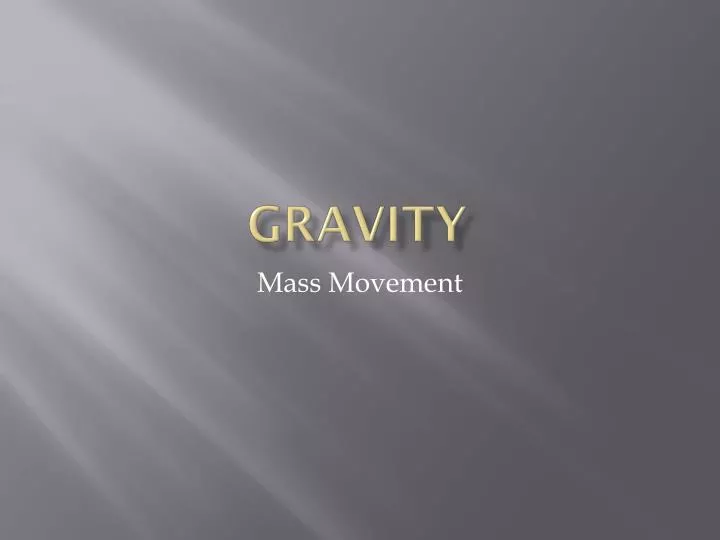 gravity