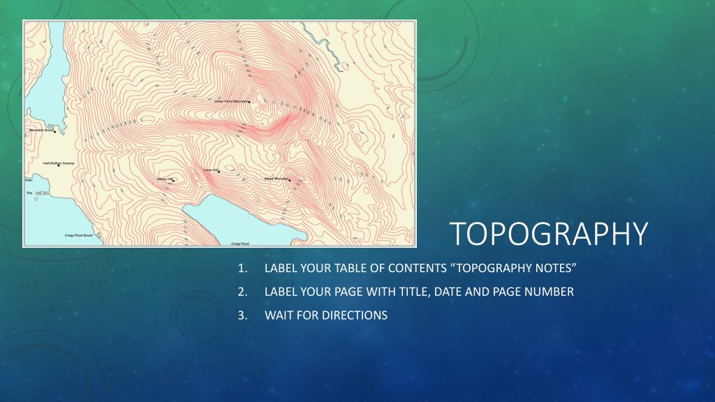 PPT - Topography PowerPoint Presentation, free download - ID:3064935