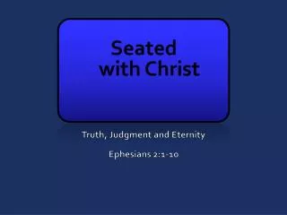 Seated with Christ