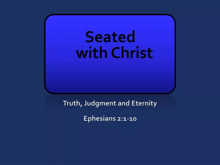 seated with christ