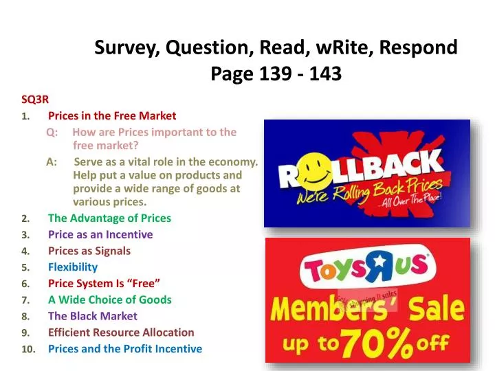 survey question read write respond page 139 143