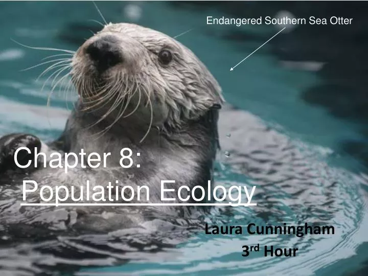 chapter 8 population ecology